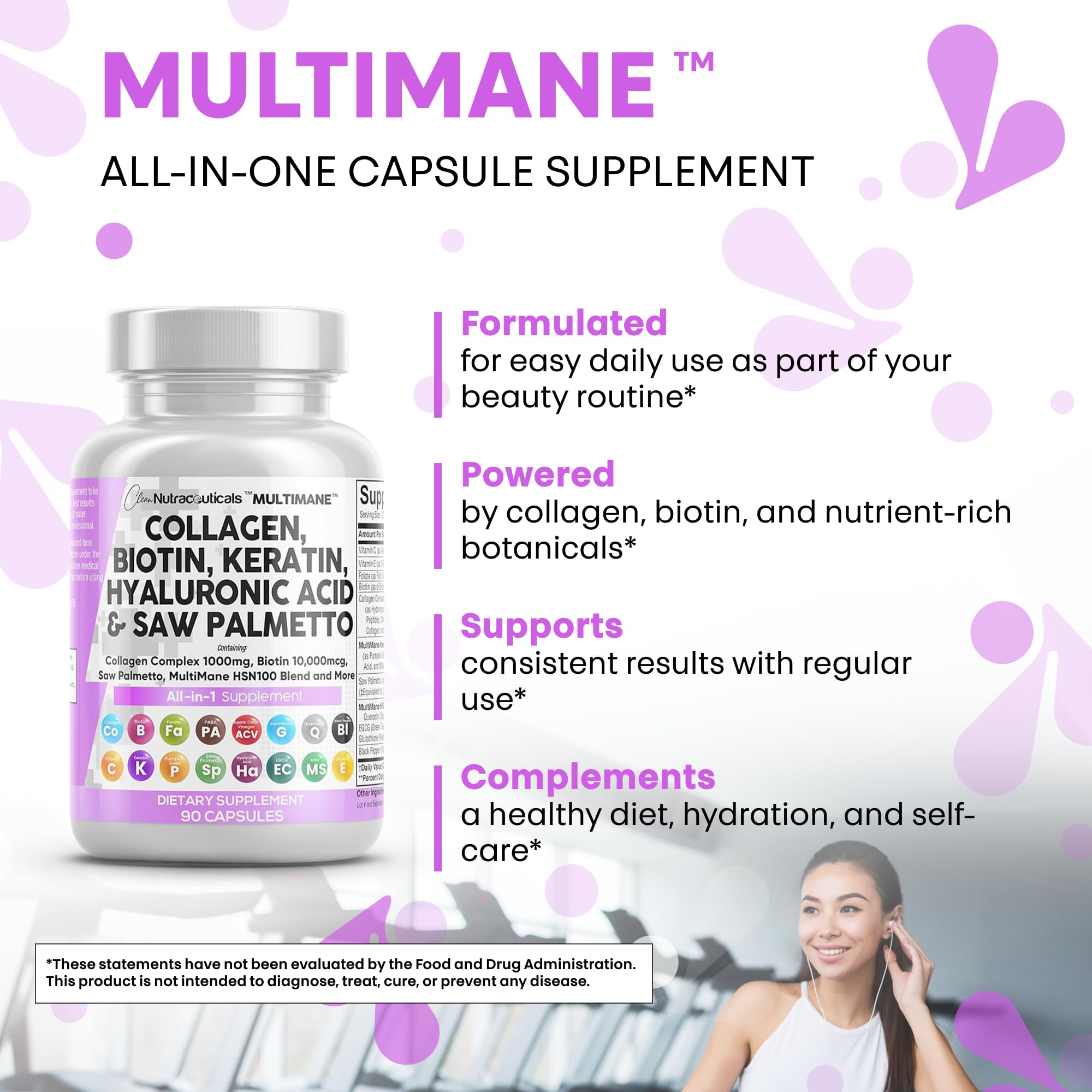 Clean Nutraceuticals marine collagen capsules highlight premium collagen.