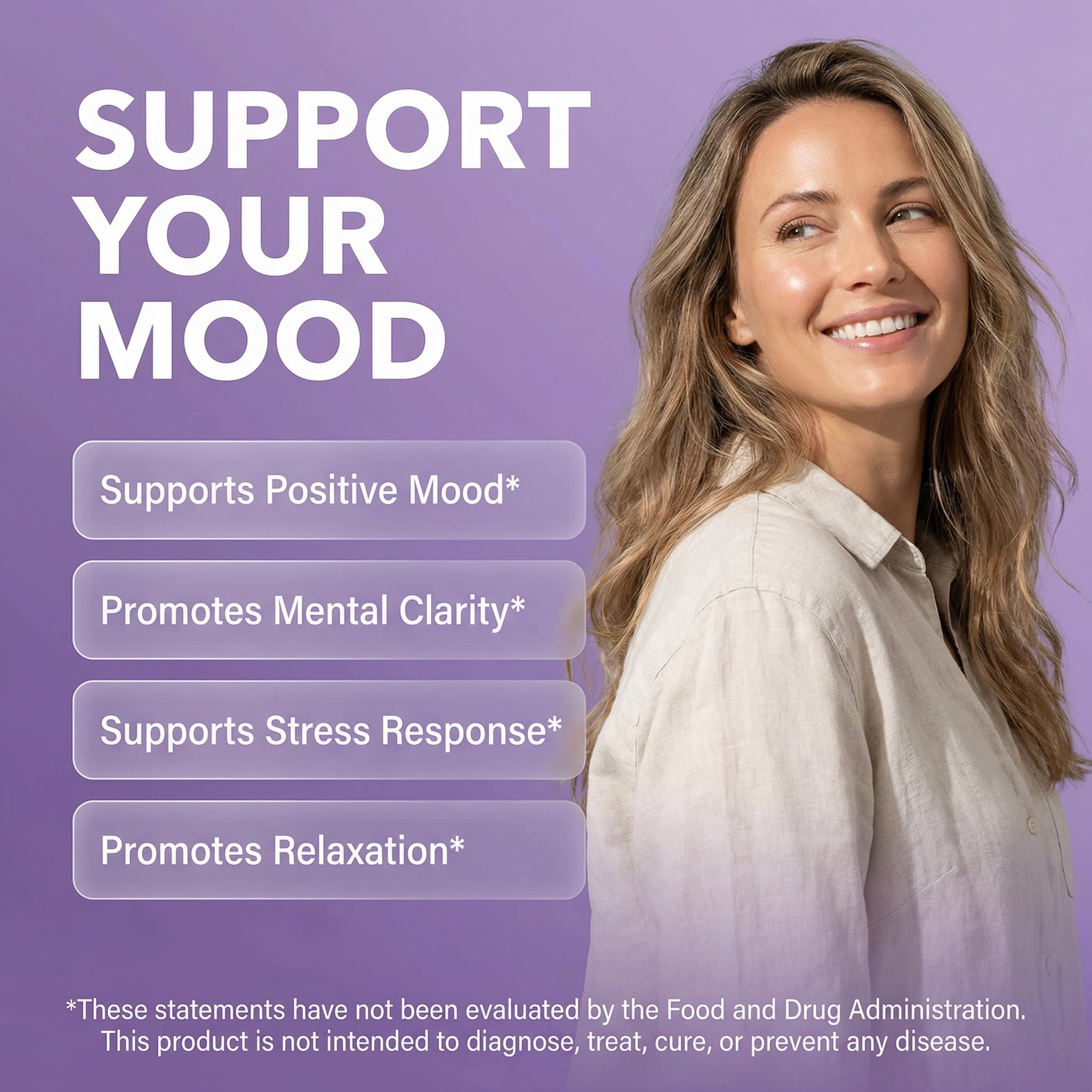 Mellomood saffron capsules close-up highlighting mood-friendly formula