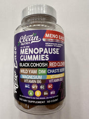 Clean Nutraceuticals Meno Ease Gummies with black cohosh for soothing mood.