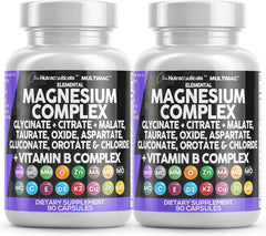 Clean Nutraceuticals MultiMag bottle on table highlighting all-in-one magnesium complex