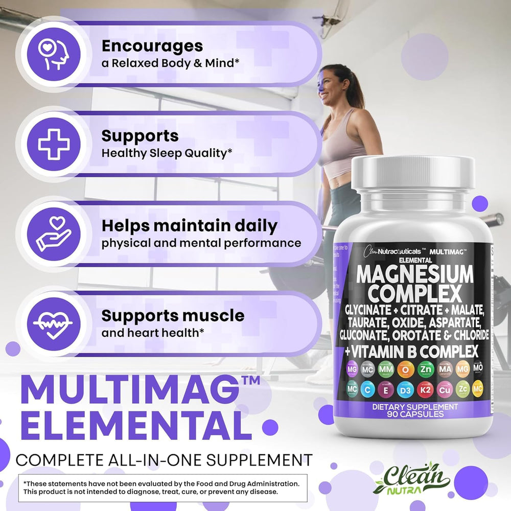 Clean Nutraceuticals MultiMag daily dosage image illustrating three capsules per serving