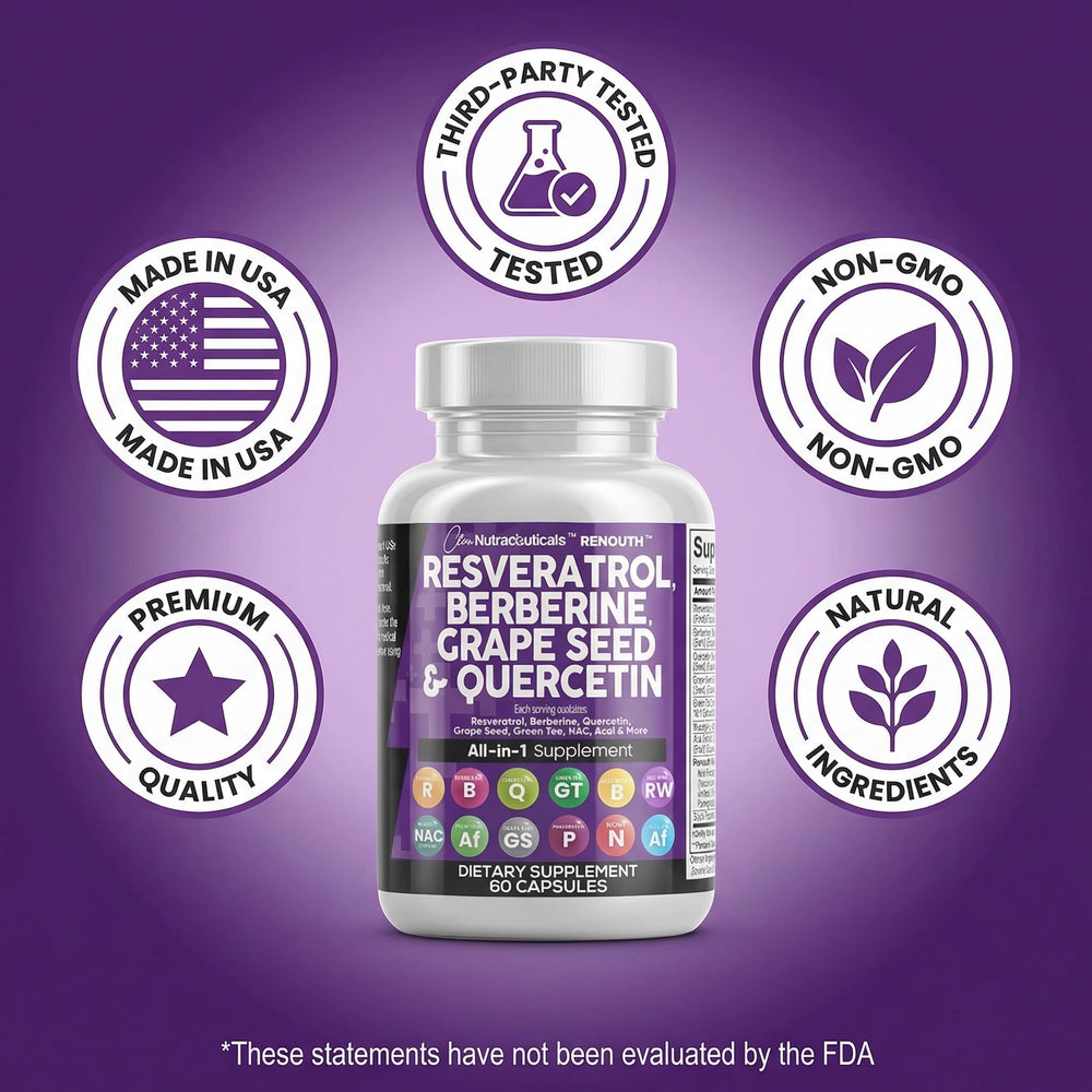 NAC capsules paired with other polyphenols for potential cellular support