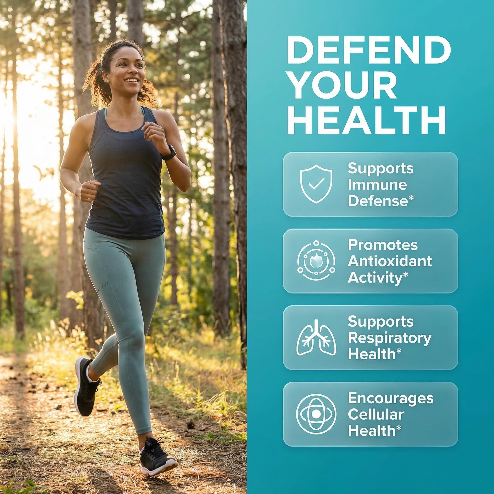 Clean Nutraceuticals NAC Defend bottle cap close-up highlights NAC 1000mg and vitamin blend