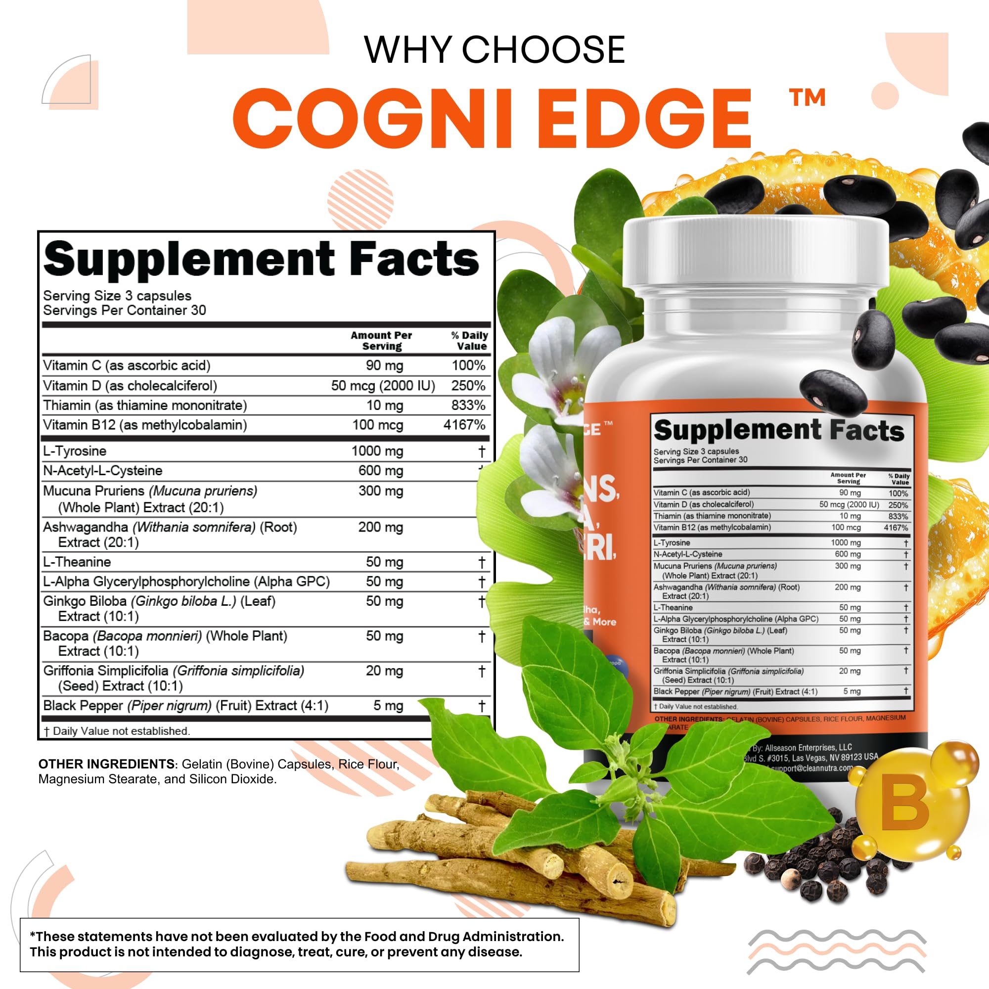 Clean Nutraceuticals NAC capsule for antioxidant support