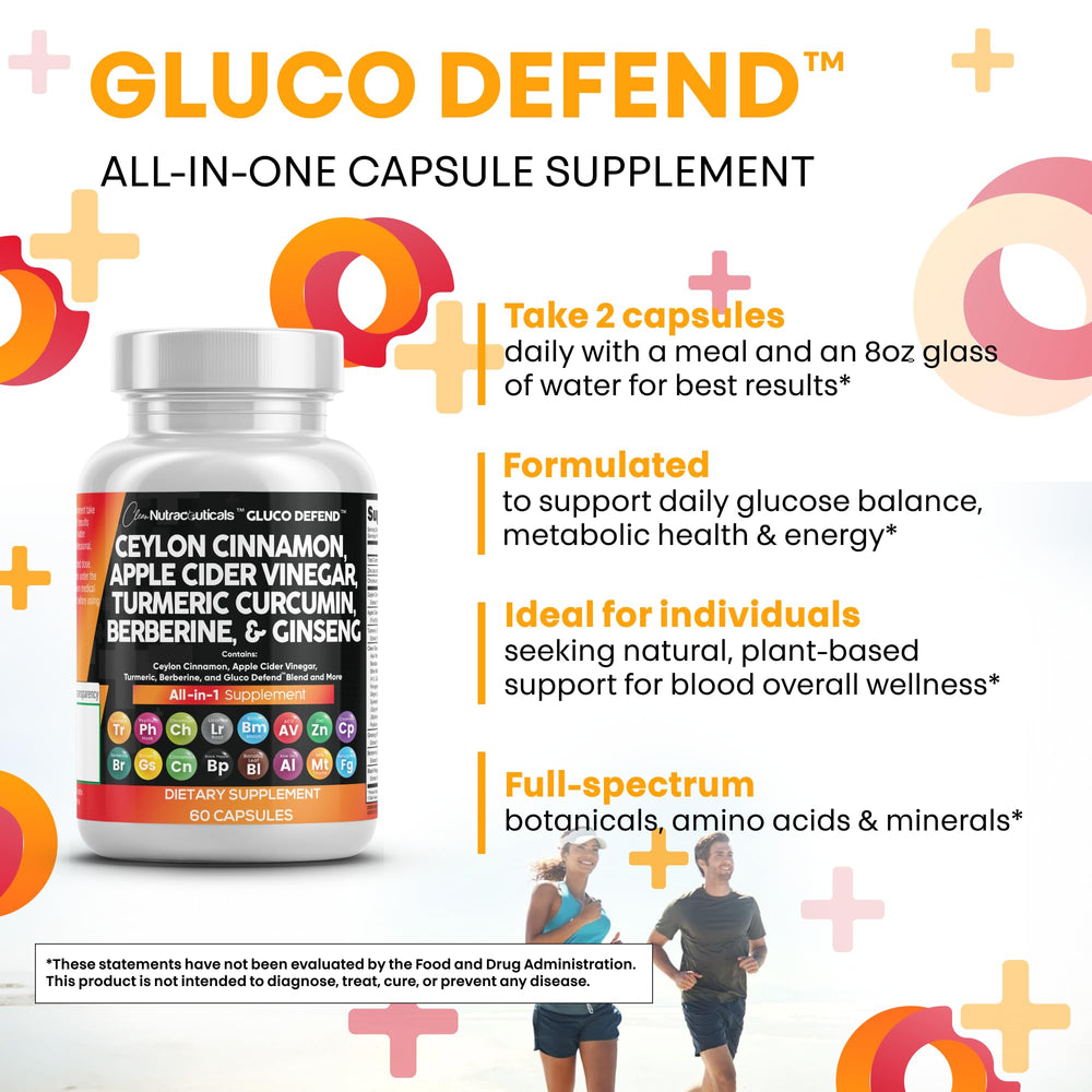 Clean Nutraceuticals Gluco Defend Panax ginseng capsule image