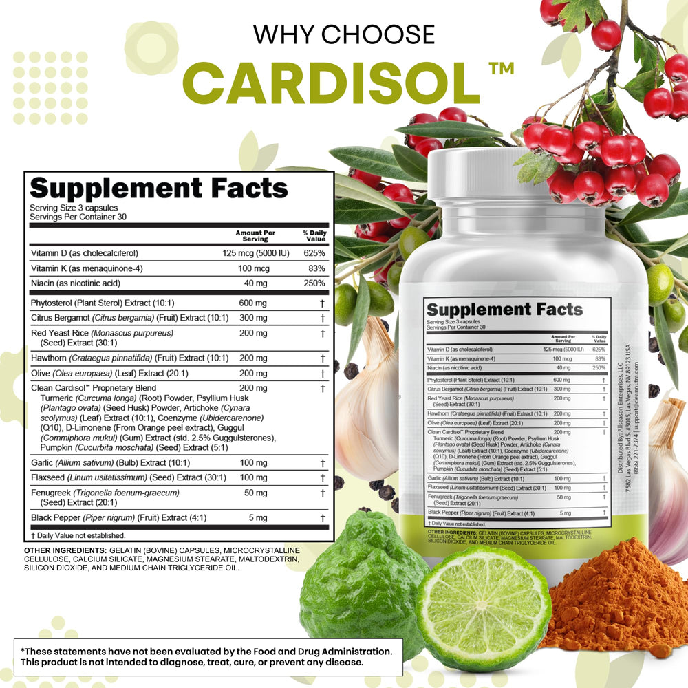 Clean Nutraceuticals plant sterols for heart-friendly daily nutrition