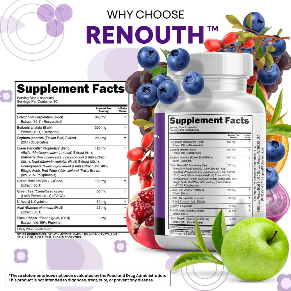 Quercetin-rich Renouth supplement enhances polyphenol diversity