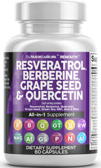 Clean Nutraceuticals Renouth bottle featuring polyphenol blend for daily wellness
