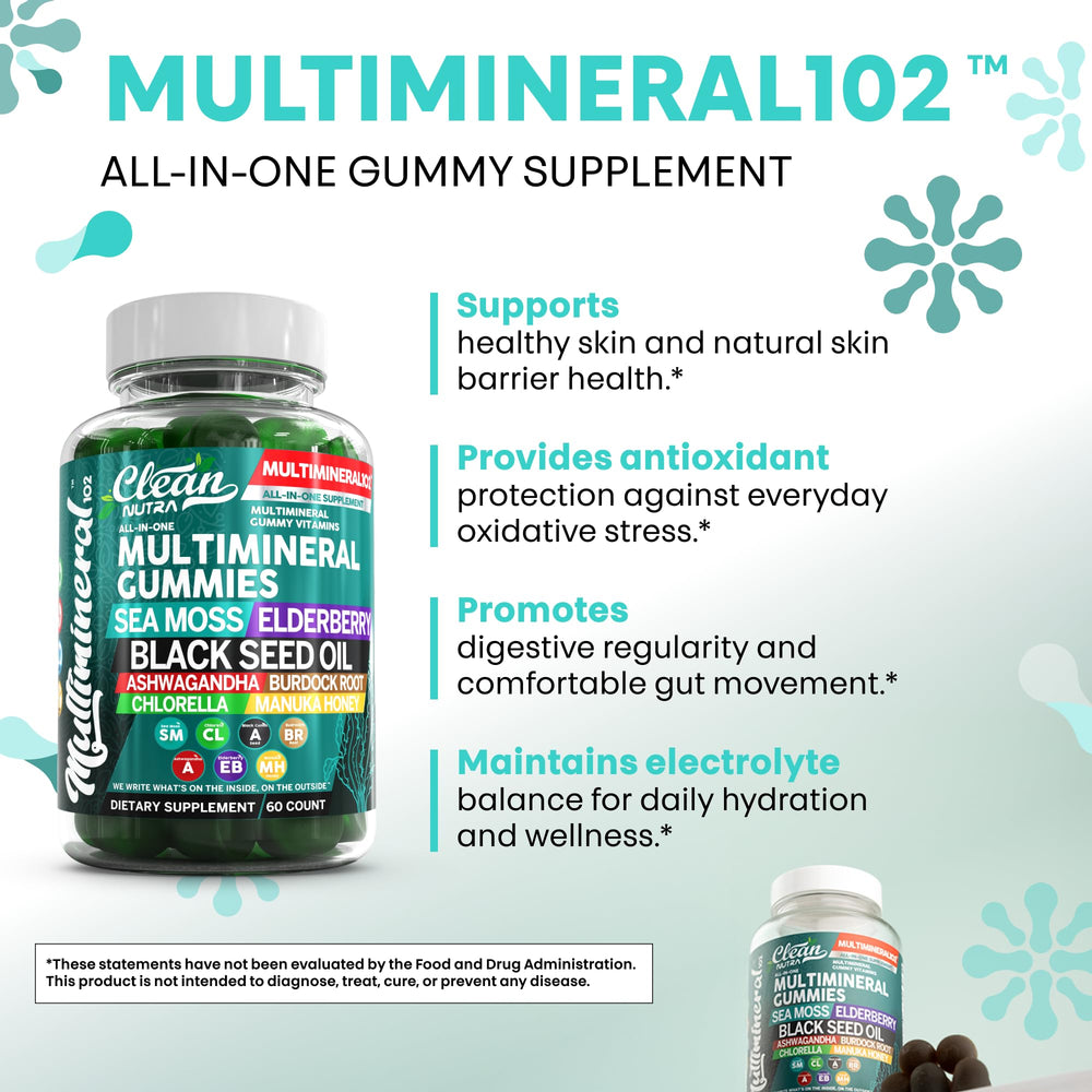 Label close-up emphasizes gluten-free vegan claim and nourishing mineral blend.