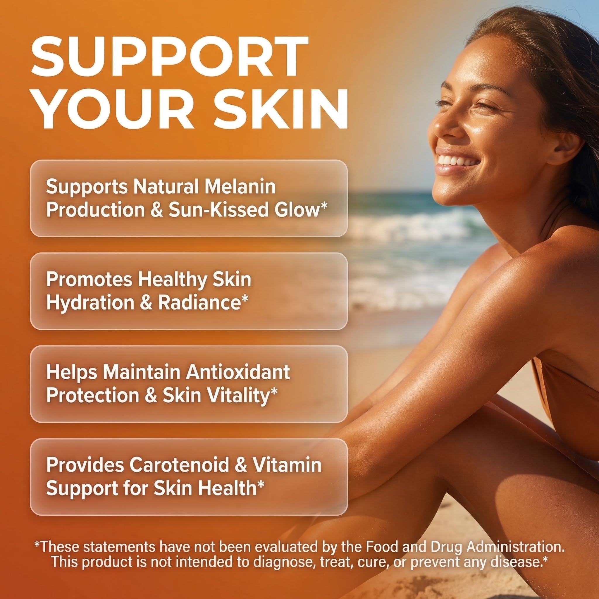 Clean Nutraceuticals Solar Skin back label highlights key nutrients