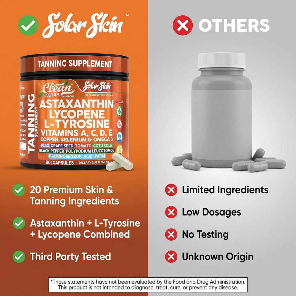 Pouring Solar Skin capsules into a hand for daily use