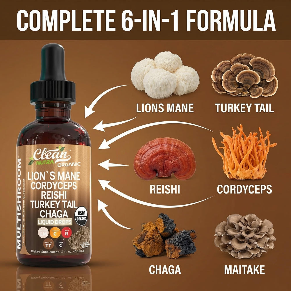 Clean Nutraceuticals turkey tail mushroom powder supports immune-friendly use