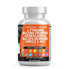 Clean Nutraceuticals tyrosine-mucuna capsules for focused energy