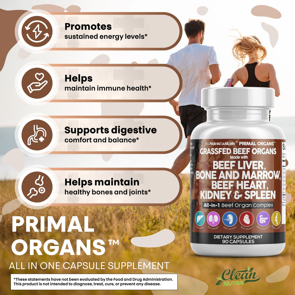Clean Nutraceuticals USA-made beef organs supplement emphasizing quality standards