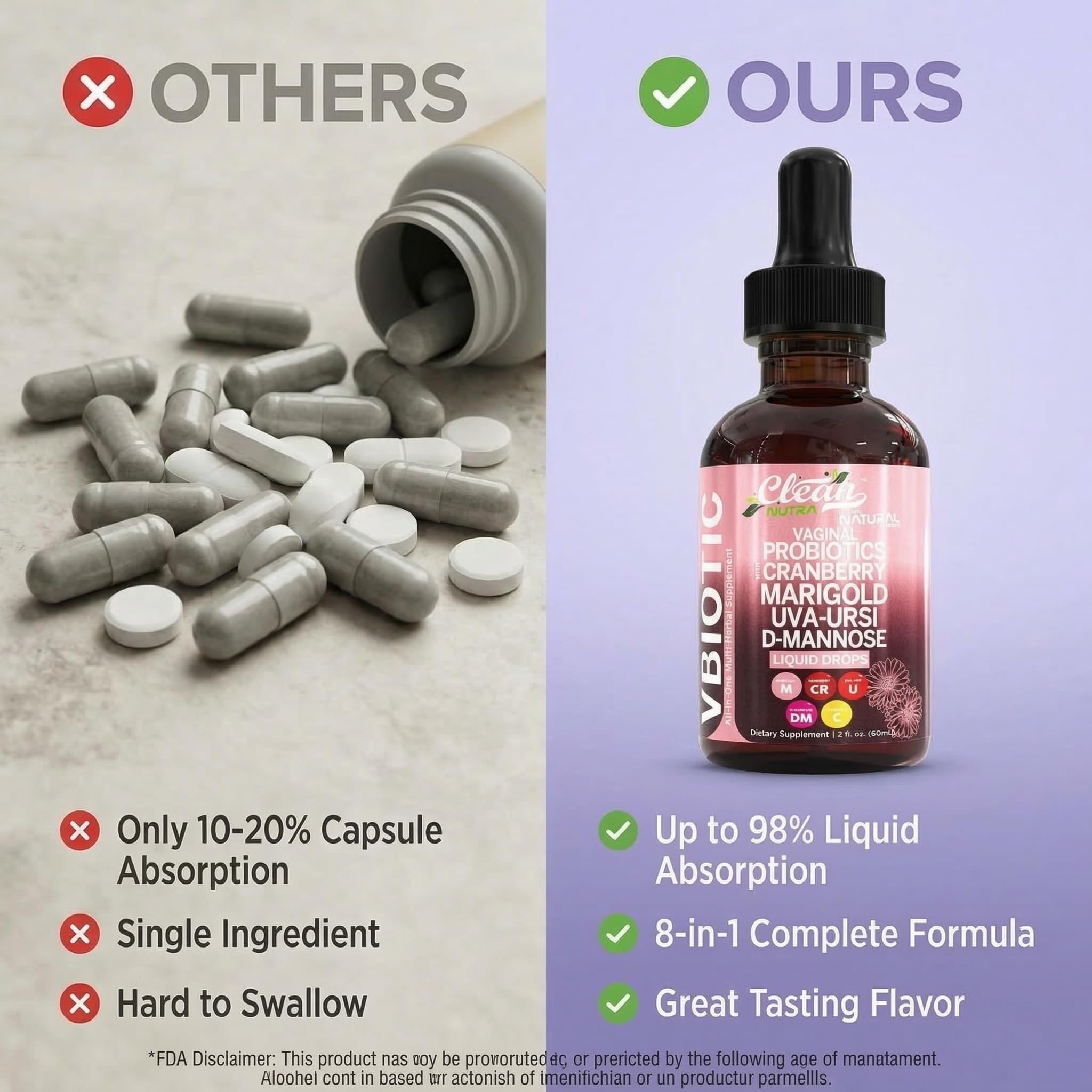 Horsetail extract element signaling mineral-rich vaginal health support in VBiotic.
