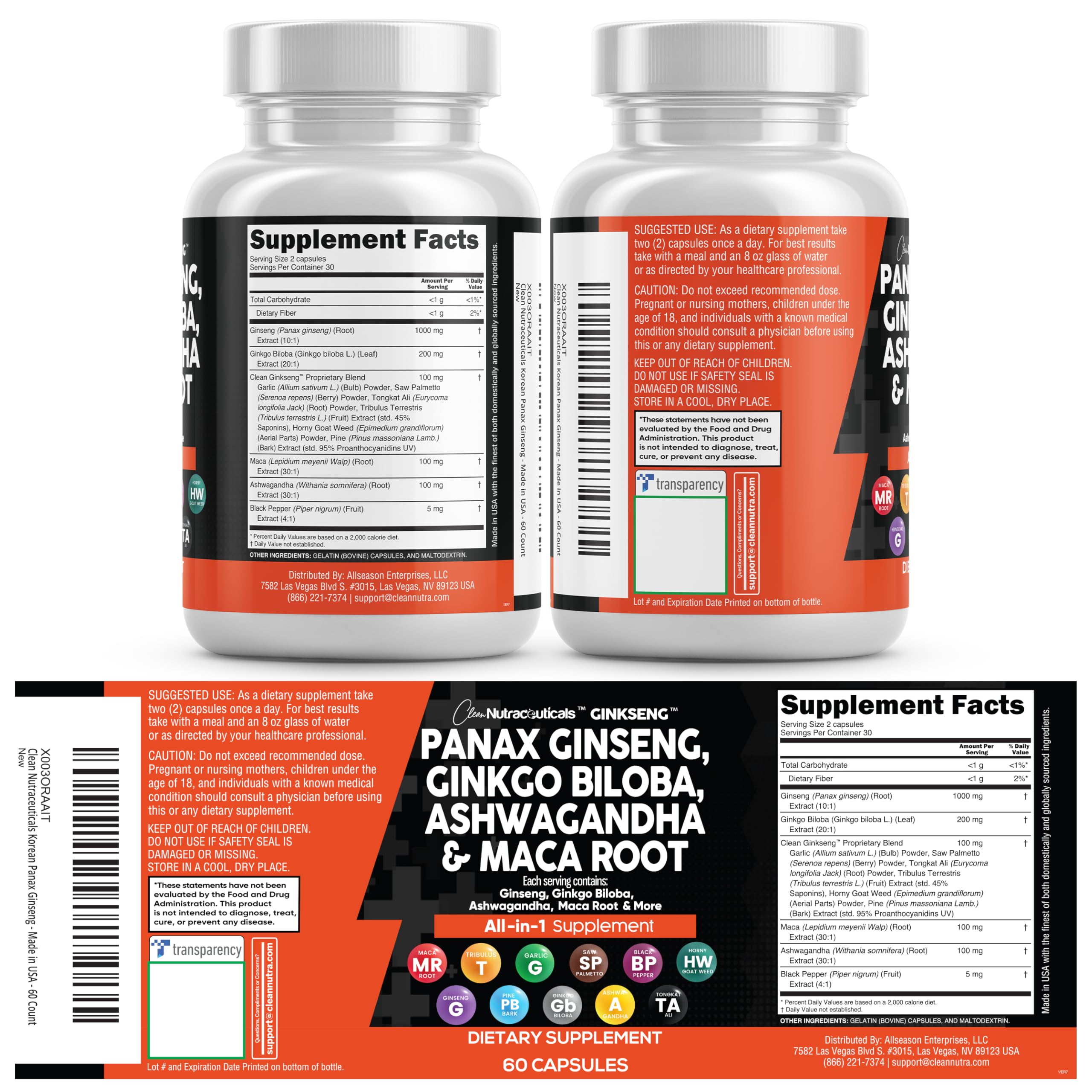 Clean Nutraceuticals Wellbeing Energy Mood Balance for daily routines