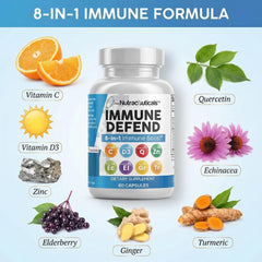 Clean Nutraceuticals zinc-quercetin capsules illustrating core duo aiding zinc transport