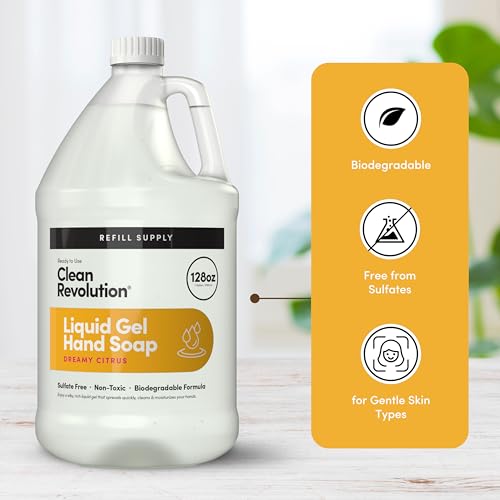 Dreamy Citrus bottle on shelf with vibrant citrus visuals.