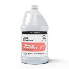 Clean Revolution foaming hand soap foam delivers gentle cleansing for everyday use.
