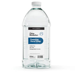 Clean Revolution foaming hand soap refill 64oz pour for convenient refills and reduced waste