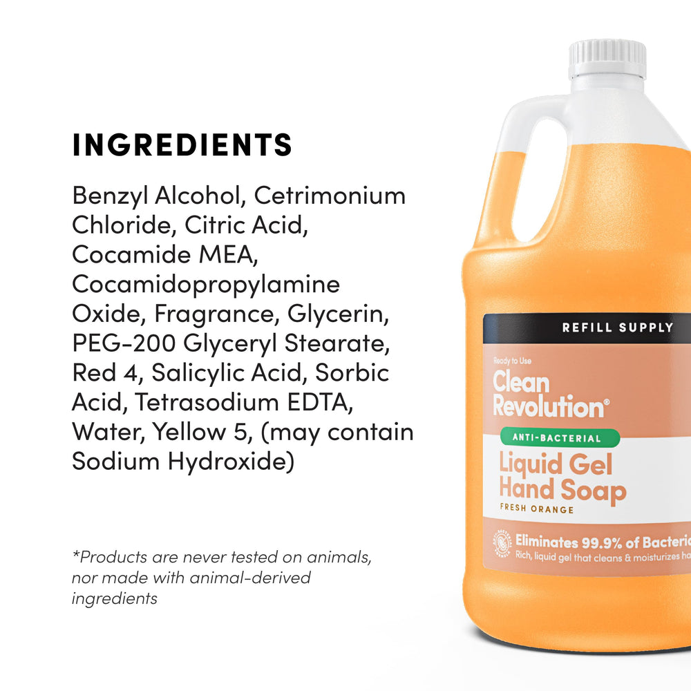 USA-made label on Clean Revolution packaging.