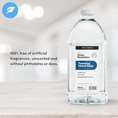 Clean Revolution refill container shows gallon jug ready for multiple refills