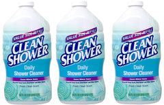 Clean Shower refill bottle with Fresh Clean scent, 60 oz, 3-pack for easy soap scum removal