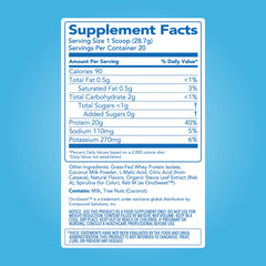 Clean Simple Eats Clear Protein Blue Bahama shaker on the go for easy mixing