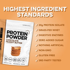 Close-up of Clean Simple Eats ingredients showing gluten-free, no artificial additives.