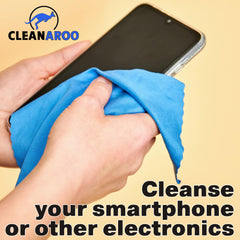 Close-up of Cleanaroo 70% IPA label emphasizing purity