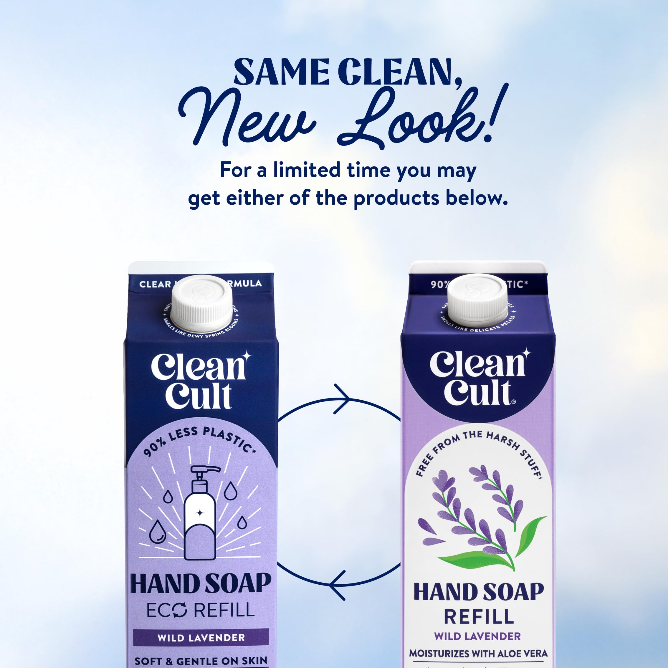 CleanCult Free from dyes and parabens for a cleaner routine