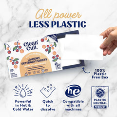 Front view of Cleancult box highlighting its packaging design.