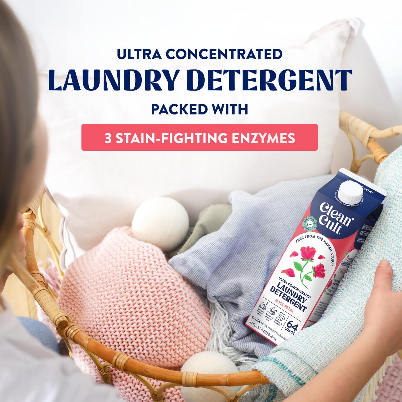 Cleancult stain removal action targets tough stains effectively.