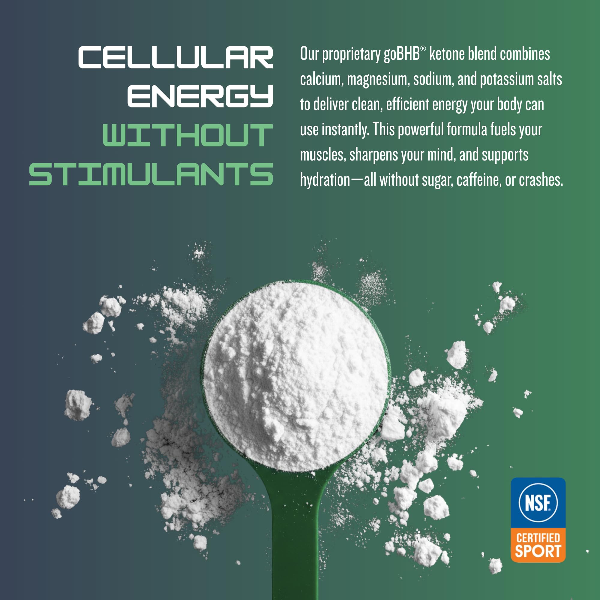 CleanForm Nutrition goBHB electrolyte solution in glass supports training hydration.