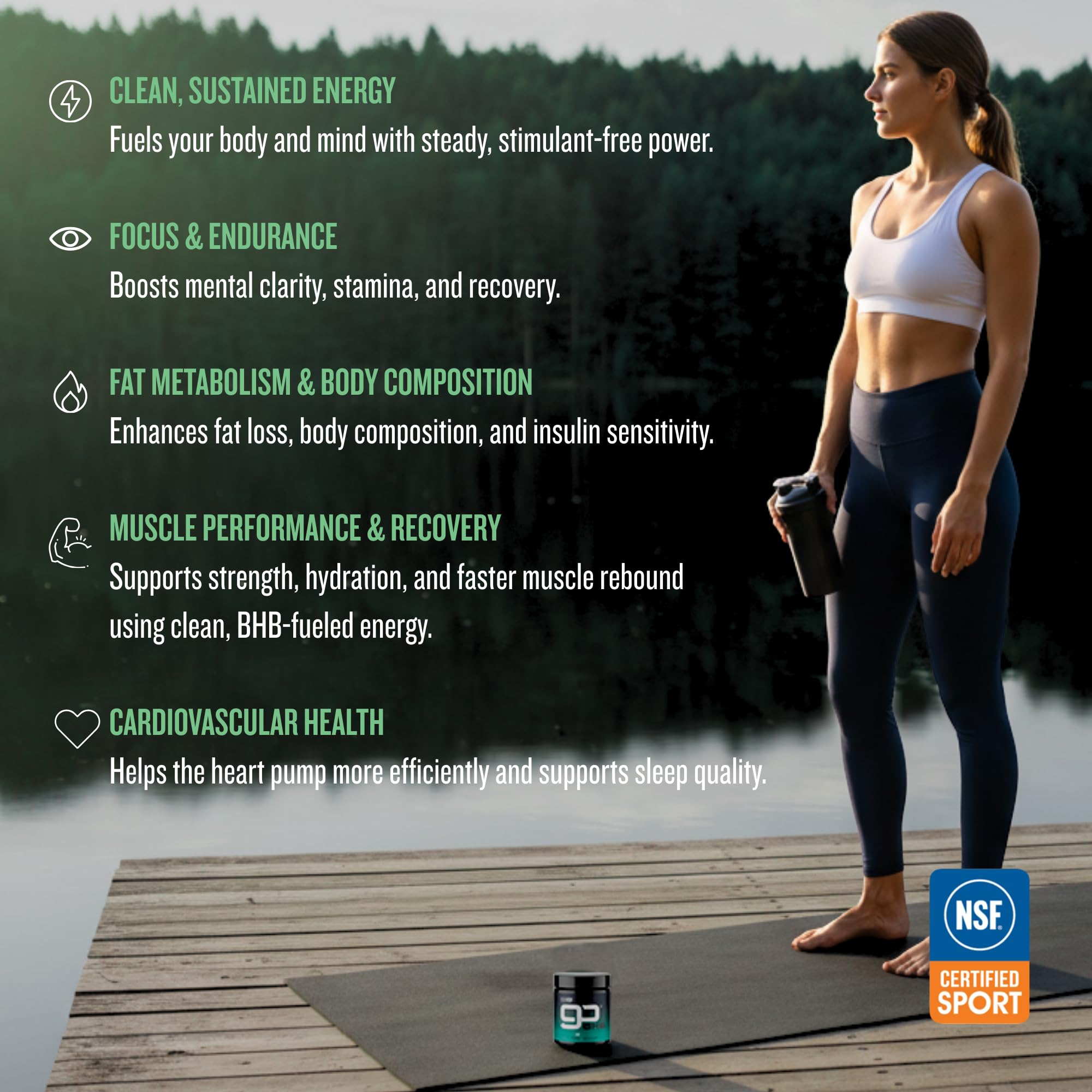 CleanForm Nutrition goBHB neutral flavor coffee-mix ready to blend.