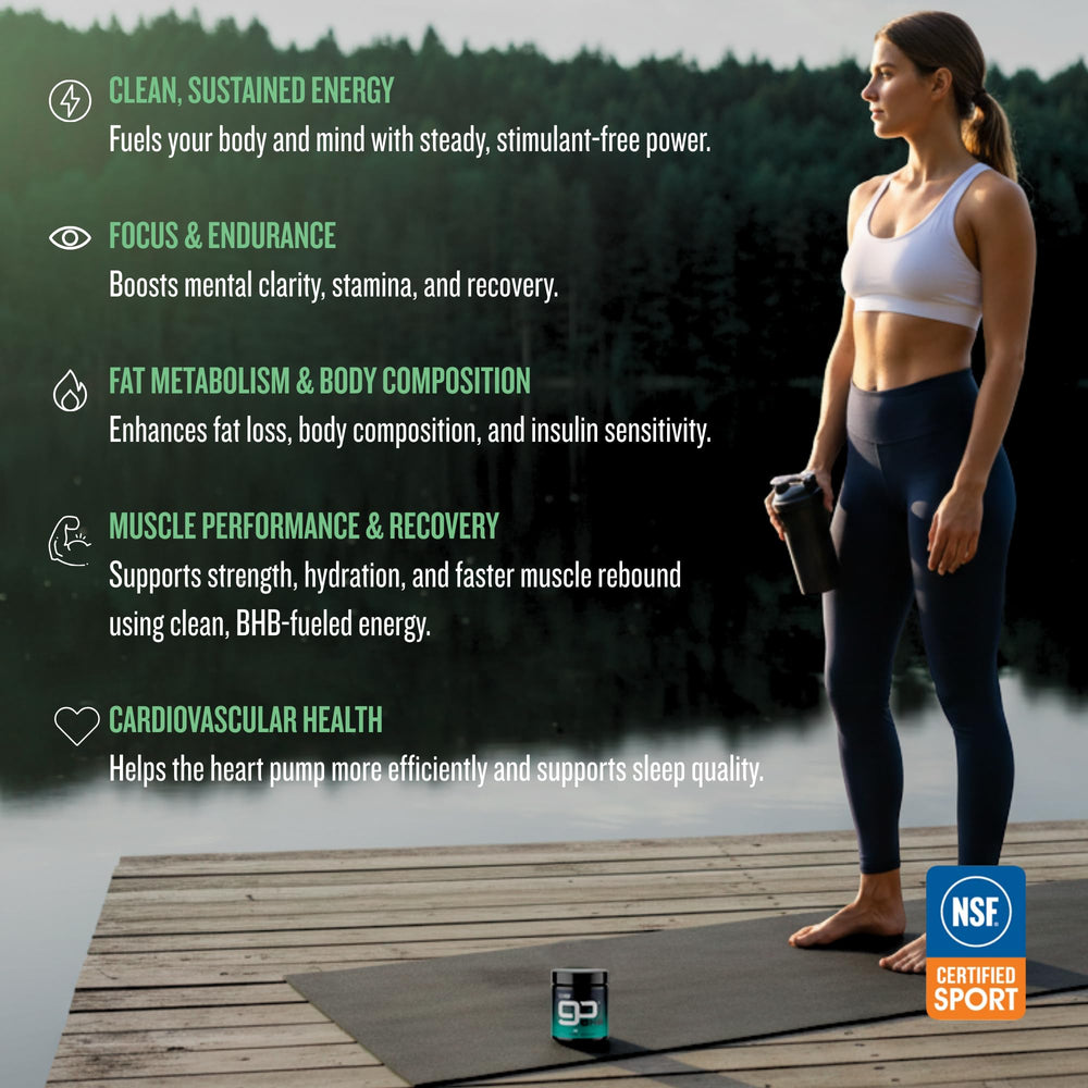 CleanForm Nutrition goBHB neutral flavor coffee-mix ready to blend.