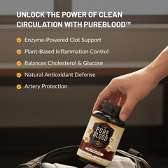 Citrus Bergamot feature on CleanForm Pure Blood bottle signaling polyphenol support