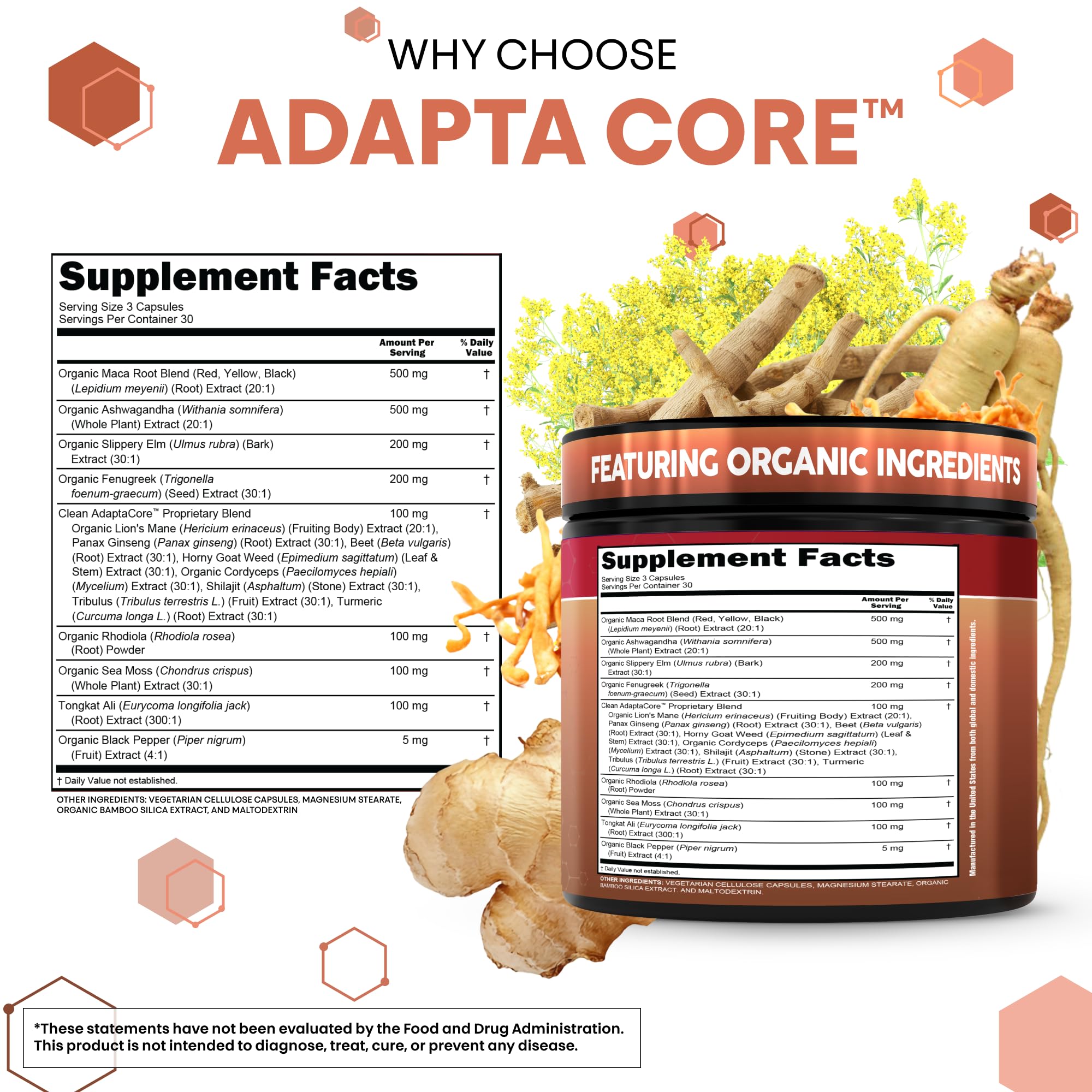 Clean Nutra sea moss capsules promote vitality and immune friendly support