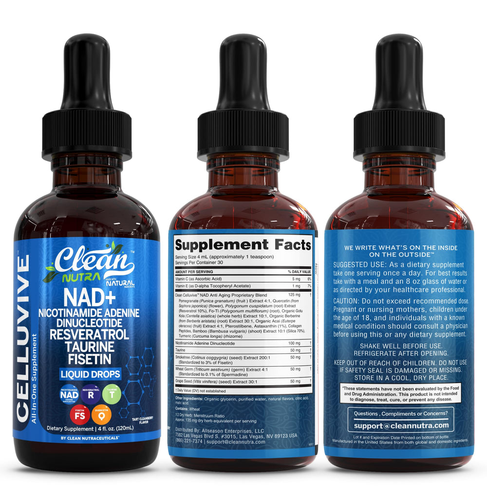 Clean Nutra spermidine with gotu kola and fo-ti blend for renewal
