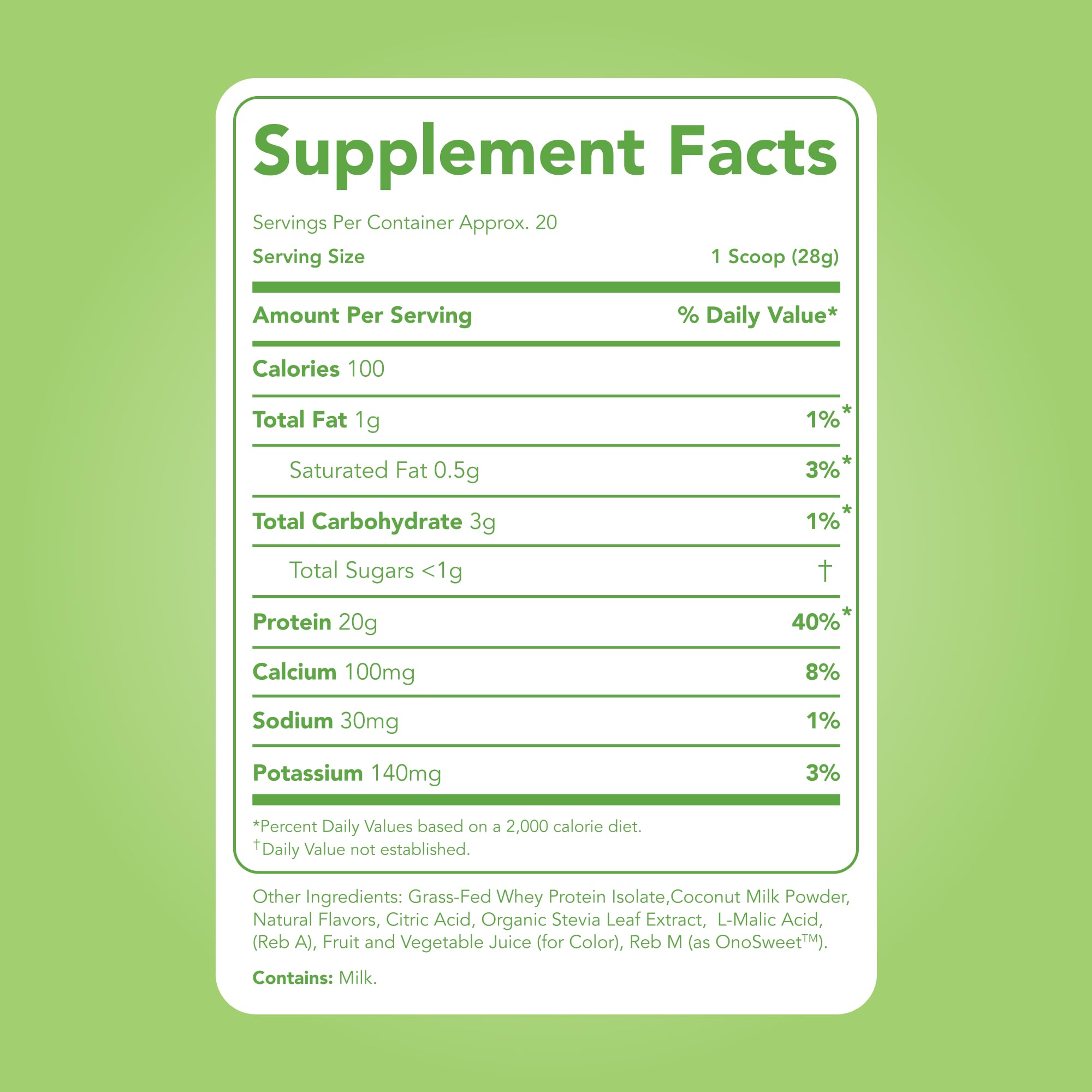 Clear Protein Drink 20 g protein per serving for lean energy