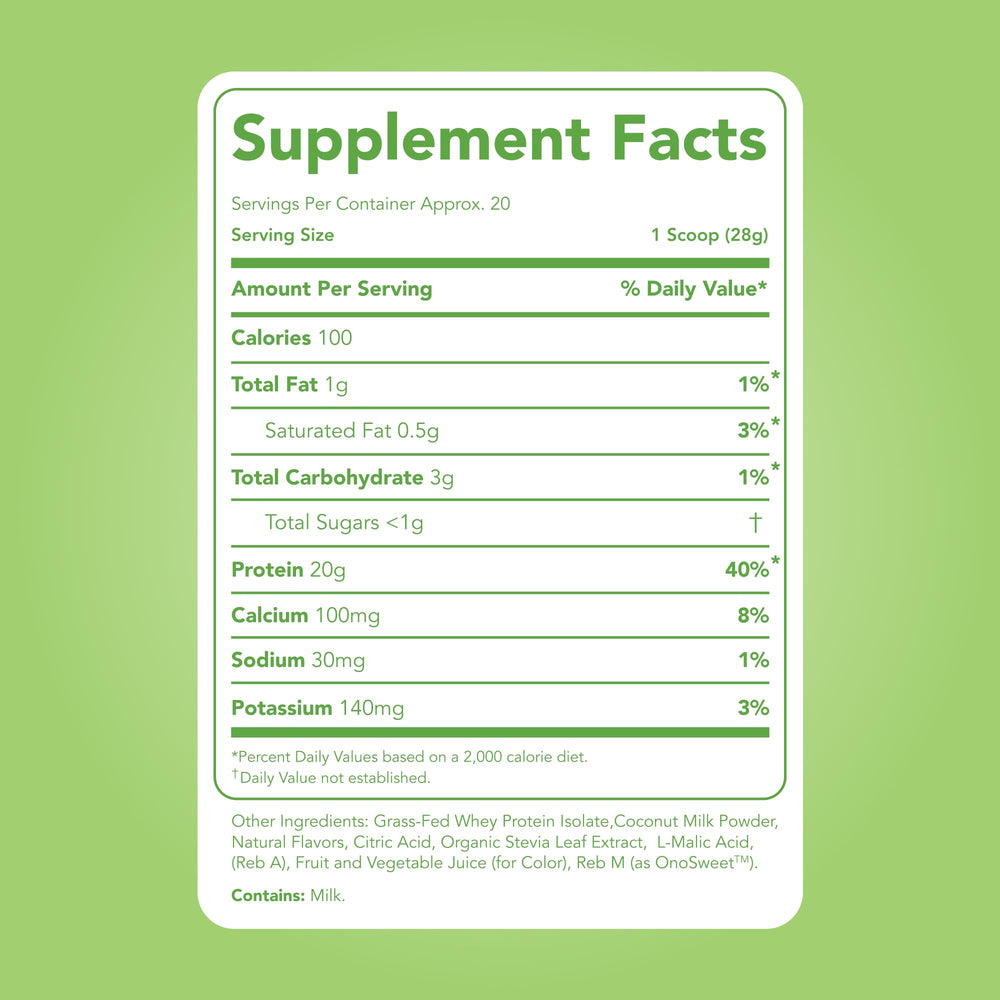 Clear Protein Drink 20 g protein per serving for lean energy