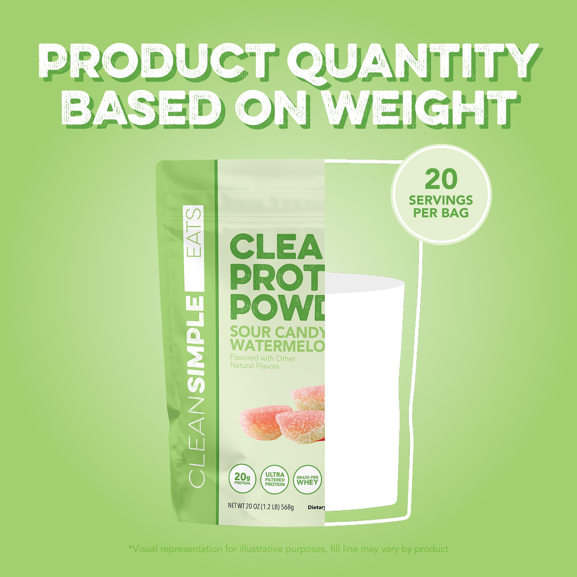 Great in smoothies for a light, juicy protein boost