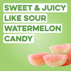 Clean Simple Eats Clear Protein Drink Sour Candy Watermelon being poured, juicy texture and flavor