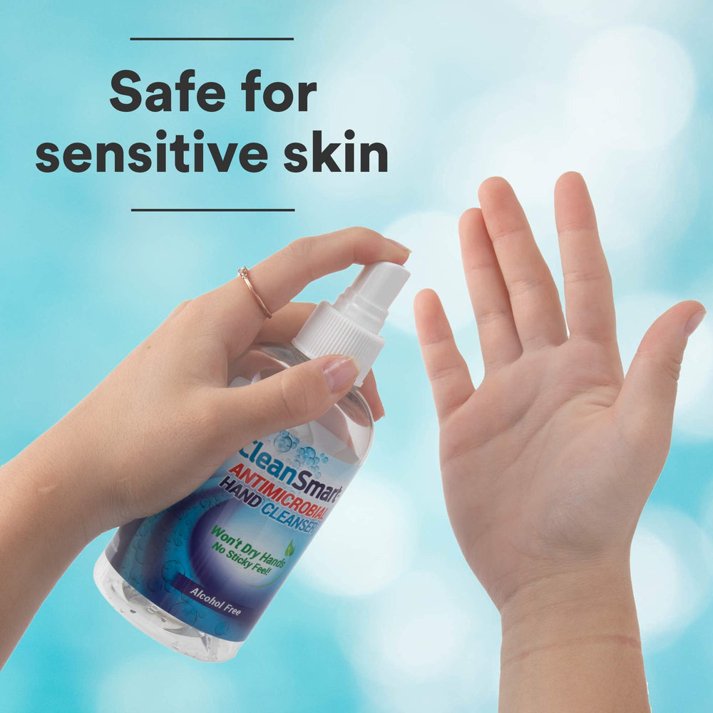 CleanSmart antimicrobial skin cleanser air dries quickly, leaving skin comfortable.