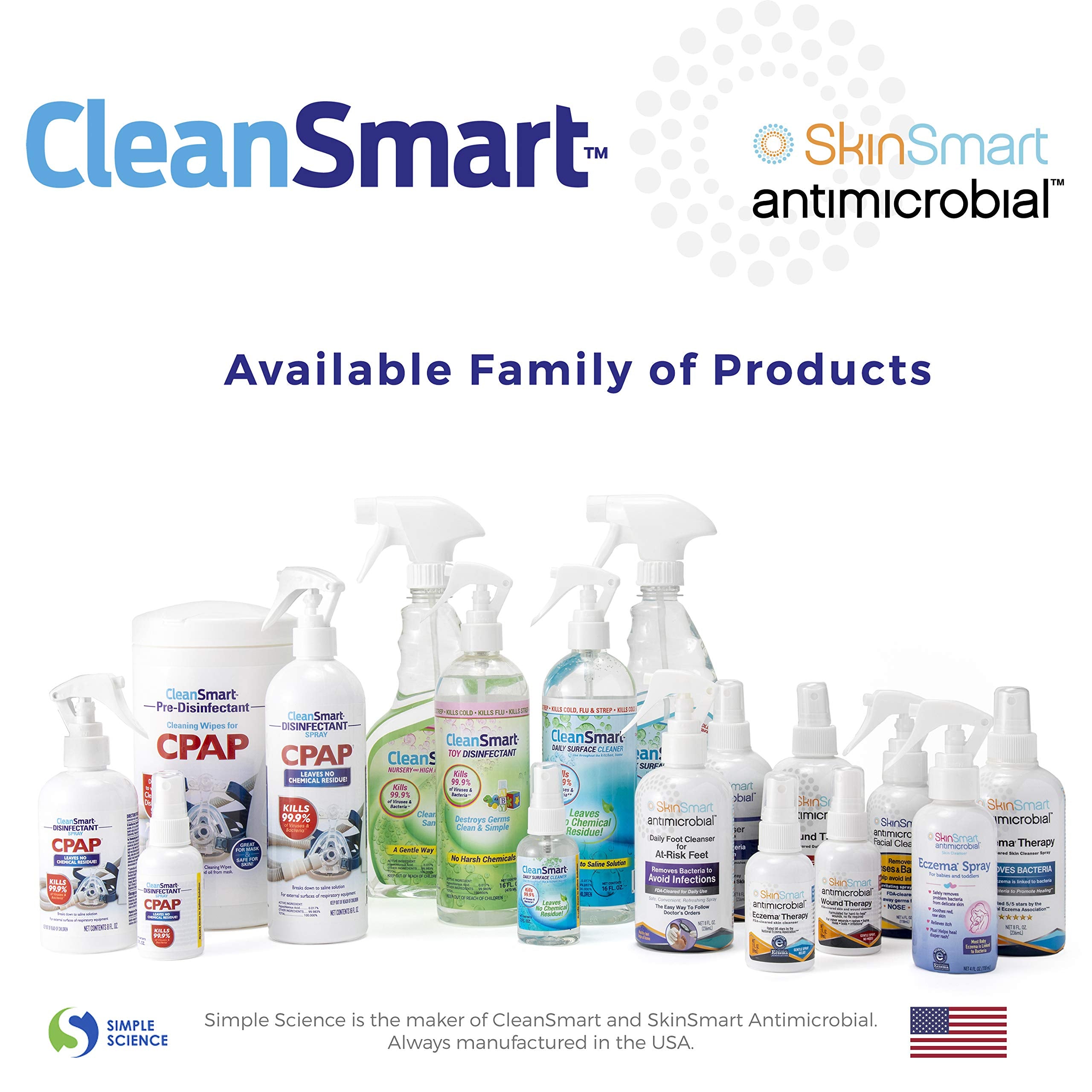CleanSmart desk-kitchen-entryway spray bottle for frequent use in busy spaces.