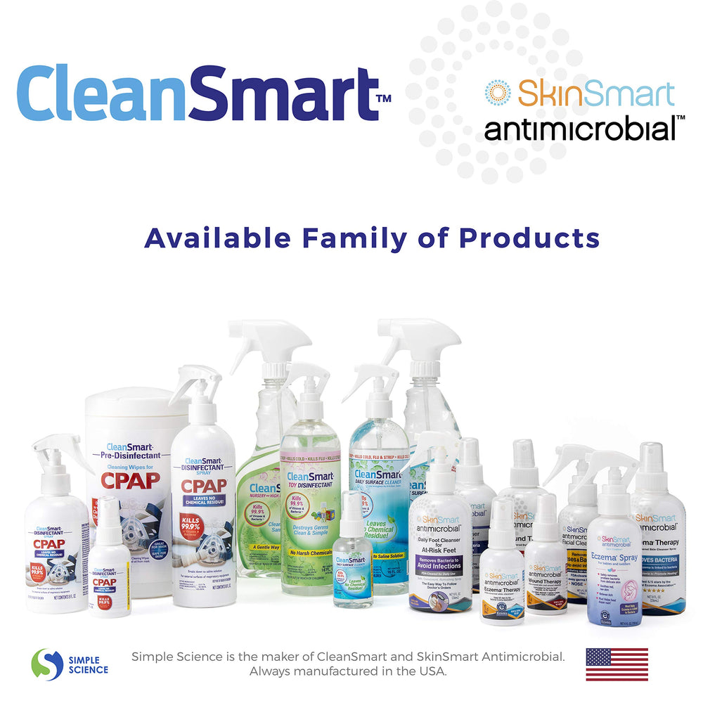 CleanSmart desk-kitchen-entryway spray bottle for frequent use in busy spaces.