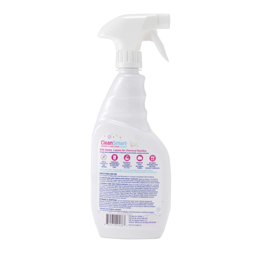 CleanSmart, nature's germ killer, uses hypochlorous in a NICU-approved formula.