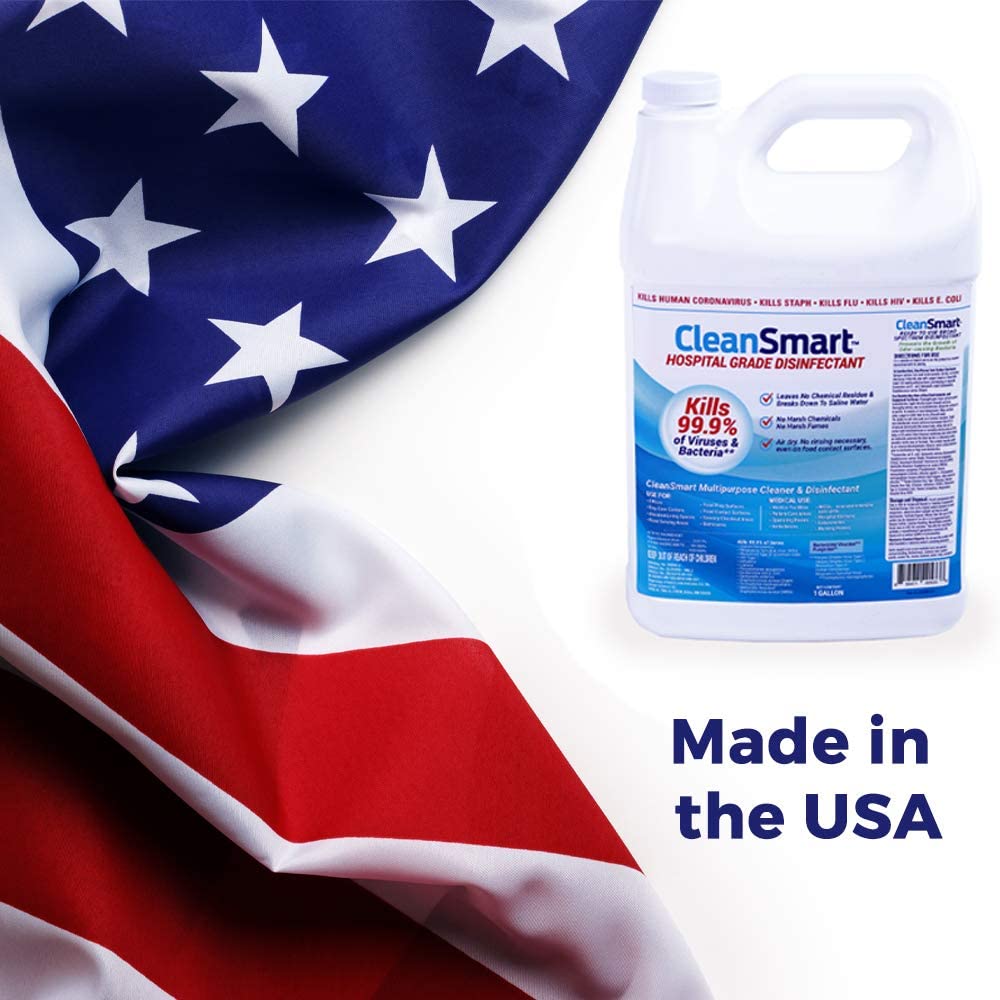 CleanSmart pack six 23oz bottles offers cost-effective disinfecting for larger facilities.