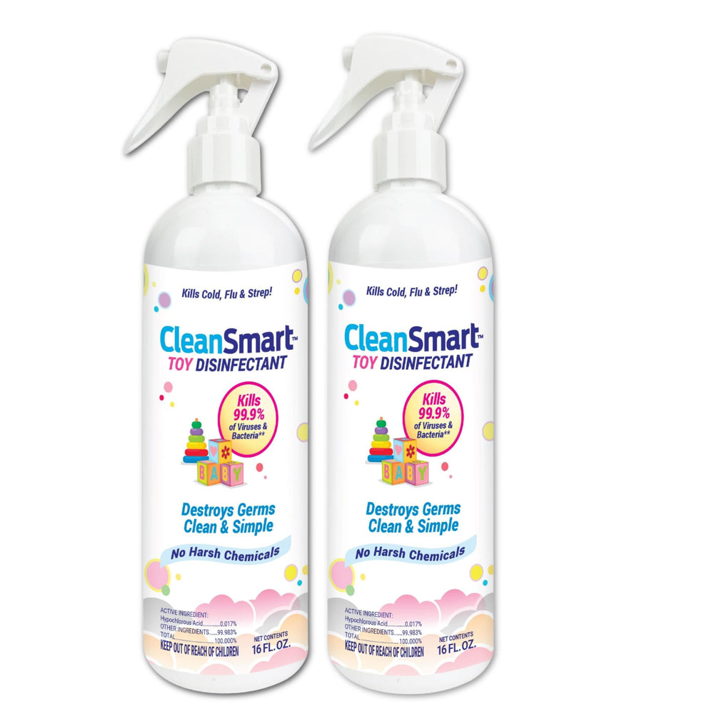 CleanSmart Toy Disinfectant Spray bottle cap used for rinse-free sanitizing after playtime