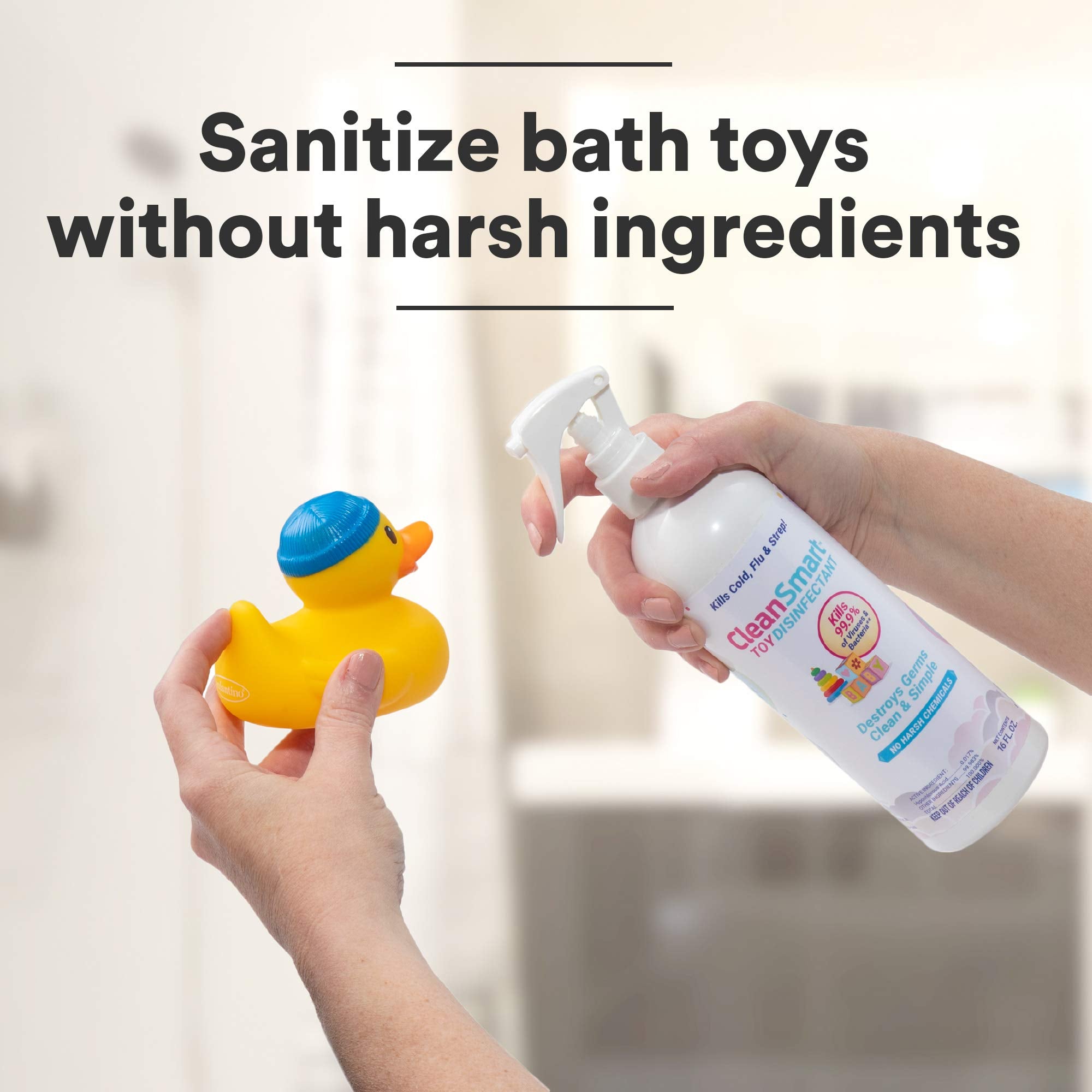 CleanSmart Toy Disinfectant Spray pack of 2 offers value for multi-room sanitizing
